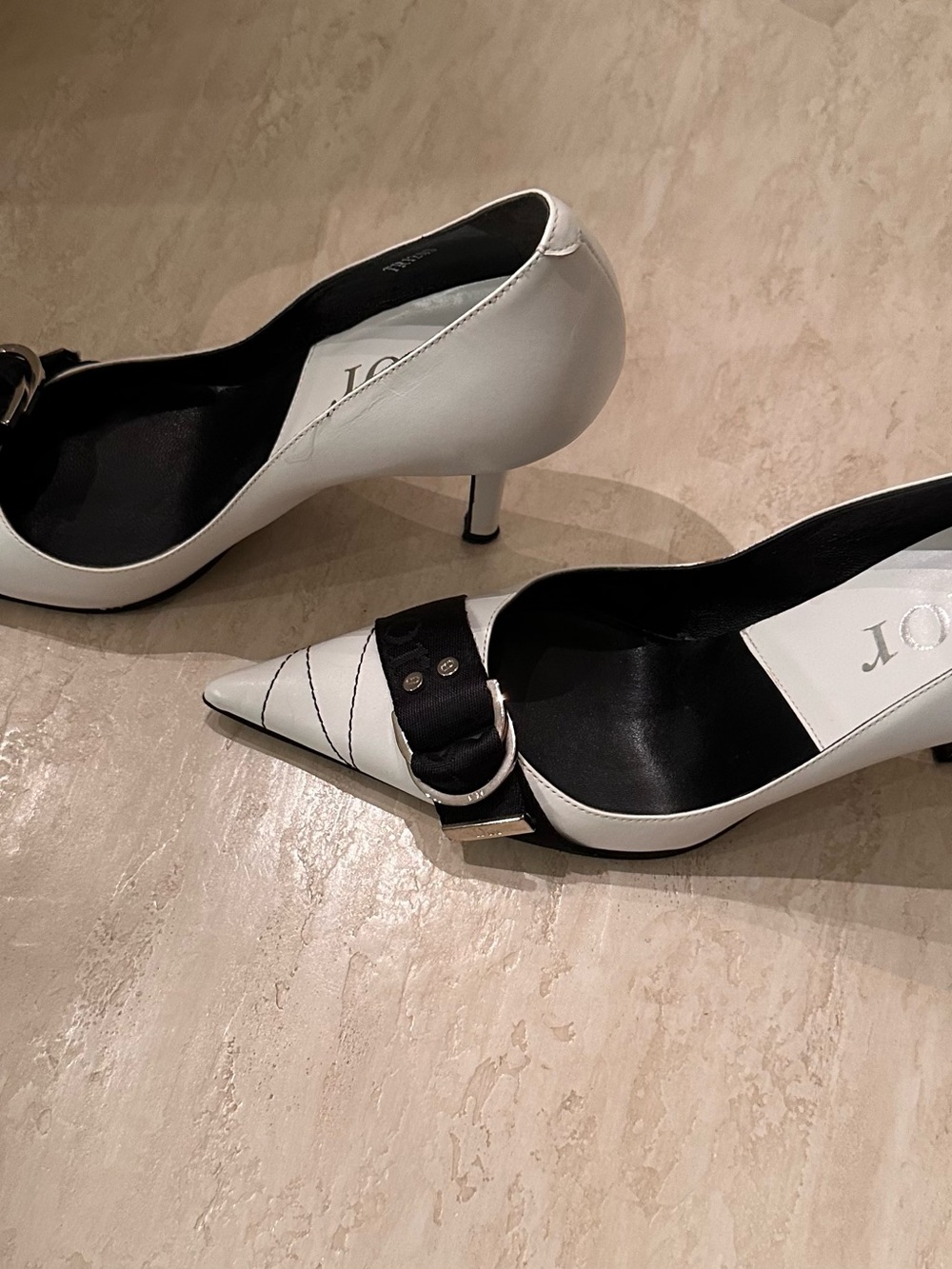 Worn once/like new Vintage Dior Cherie Pointy Pumps;; Size 36; beautiful heels - Picture 5 of 14